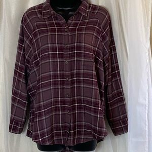 Plaid Button Down Flannel - American Eagle Outfitters
